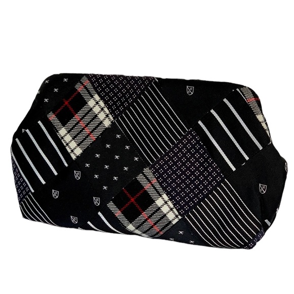 J. Crew Handbags - J. Crew Silk & Wool Patchwork Tie Clutch Bag NWT